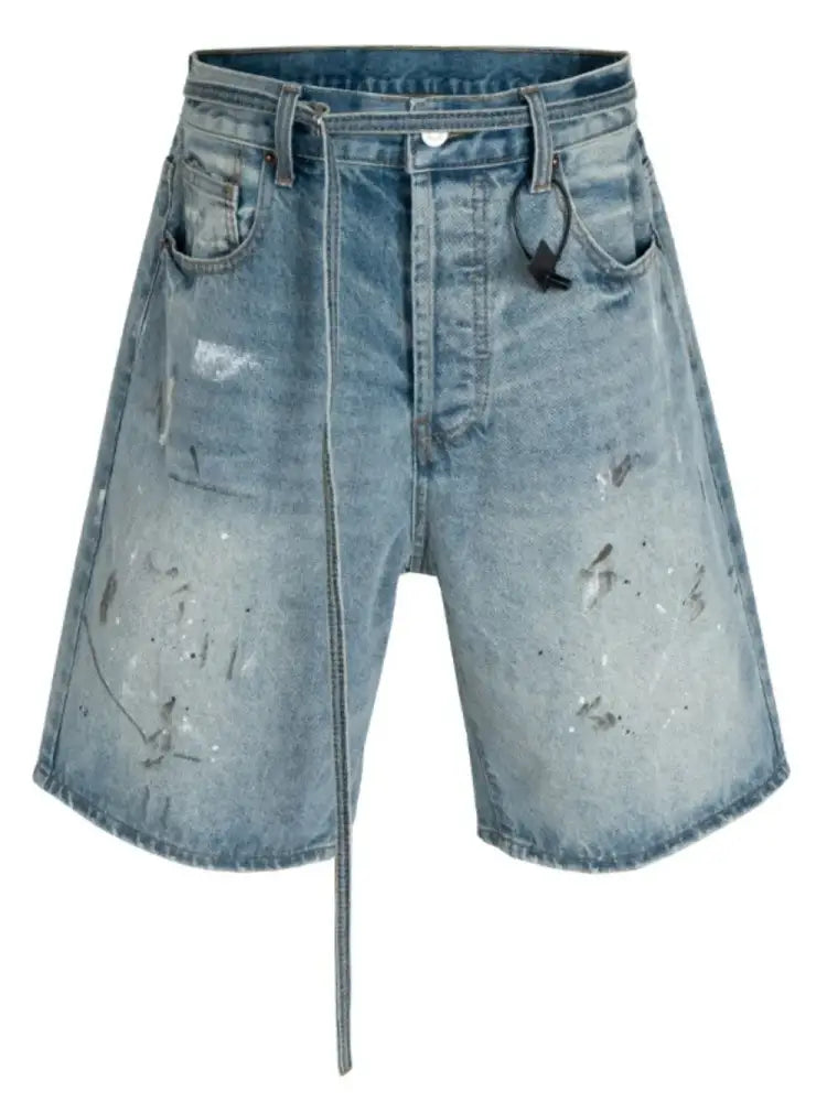 Effortless Street Style with Hipomarket Graffiti Print Bermuda Shorts