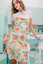 HYFVE Floral Cowl Neck Flirty Satin Mini Dress Casual Dresses
