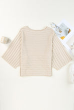 Round Neck Exposed Seams Pullover Top Woman Blouses