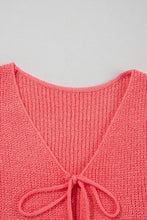 Double Tie V Neck Sweater Vest