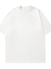 Men's Plus Size Round Neck Half Sleeve T-Shirt