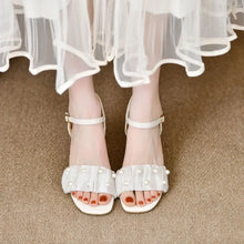 Open Toe Kitten Heels Pumps Beige woman pumps