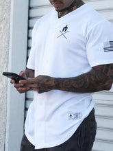 Men's Graphic Button Down Short Sleeve Top White Mens Tops
