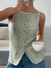Button Down Striped Tank Tanks & Camis