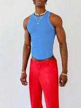 Men's Full Size Round Neck Tank Plus Size Mens Tops