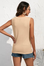 Ivy Lane Buttoned Deep V Tank Tanks & Camis