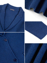 Men's Plus Size Button Up Long Sleeve Cardigan
