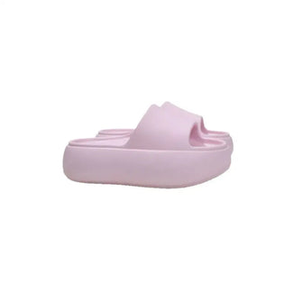 Open Toe Platform Slippers Blush Pink Woman Slippers