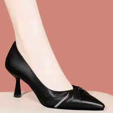 Point Toe Flare Heels Pumps woman pumps