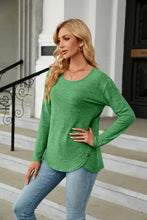 Round Neck Long Sleeve T-Shirt Woman T Shirts