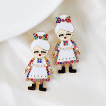 Rhinestone Alloy Earrings Earrings