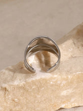 Stainless Steel Double-Layered Ring Fashion Jewelry