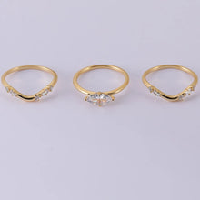 1 Carat Moissanite 925 Sterling Silver 3pcs Ring Set