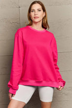 Simply Love Full Size ENJOY THE LITTLE THINGS Round Neck Sweatshirt Woman Sweatshirts