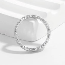 925 Sterling Silver Zircon Ring Silver