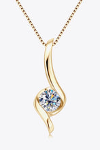 1 Carat Moissanite 925 Sterling Silver Necklace Necklaces