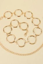 Circle Ring Chain Belt Belts