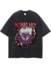 Men's Graphic Round Neck Half Sleeve T-Shirt Mens Tops