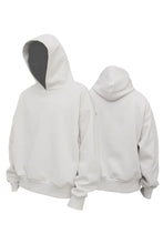 Men's Drop Shoulder Long Sleeve Hoodie Light Gray