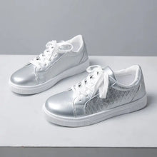 Round Toe Lace Up Sneakers Woman Sneakers