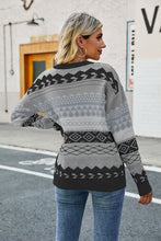 Round Neck Drop Shoulder Sweater Sweater Pullovers