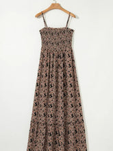 Printed Smocked Bodice Maxi Dress Maxi Dresses