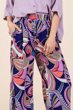 Mittoshop Abstract Print Elastic Waist Wide Leg Pants