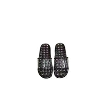 Open Toe Flats Slippers Black Woman Slippers