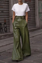 High Waist Wide Flare Pants