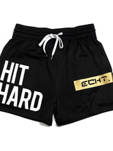 Men's Plus Size Drawstring Breathable Active Shorts Black