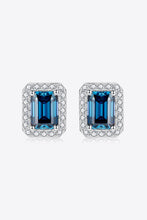 2 Carat Moissanite Stud Earrings in Indigo Indigo One Size
