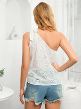 Eyelet One Shoulder Tank Tanks & Camis