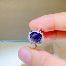 2 Carat 925 Sterling Silver Oval Moissanite Ring Rings