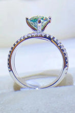 1 Carat Moissanite Contrast 925 Sterling Silver Ring Rings