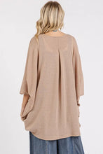 Mittoshop Open Front Batwing Sleeve Cardigan