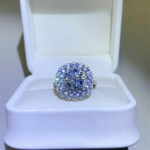 2 Carat Moissanite 925 Sterling Silver Ring Rings