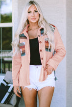 Geometric Button Down Slit Jacket Light Apricot