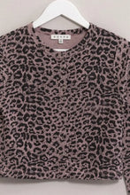 HYFVE Animal Print Snap Down Crop Cardigan Woman Outerwear