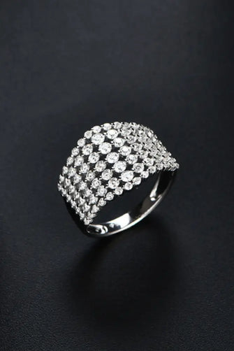 1.21 Carat Moissanite 925 Sterling Silver Ring Silver Rings