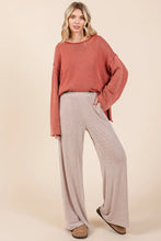 Mittoshop Elastic Waist Pants with Side Pockets