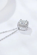 1 Carat Moissanite Geometric Pendant Necklace Necklaces