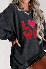 Valentine’s Day LOVE Round Neck Long Sleeve Sweatshirt Woman Sweatshirts