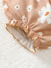 Children's Ruffled Floral Bodysuit and Bloomer, Headband Set Kids Sets