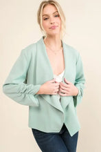 And The Why Stretch Non-Wrinkled Basic Open-Front Blazer Woman Outerwear