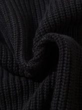 Men's Distressed Hem Ribbed Knit Zip-Up Cardigan Cardigans