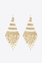 Beaded Dangle Earrings White One Size