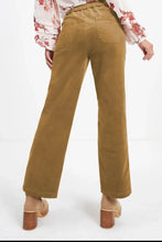 Half Elastic Waist Straight Pants Woman Pants