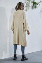 Open Front Long Sleeve Cardigan Woman Outerwear
