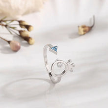 925 Sterling Silver Inlaid Zircon Ring Rings