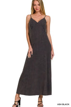 Zenana Mineral Washed Rayon Challis Cami Dress Casual Dresses